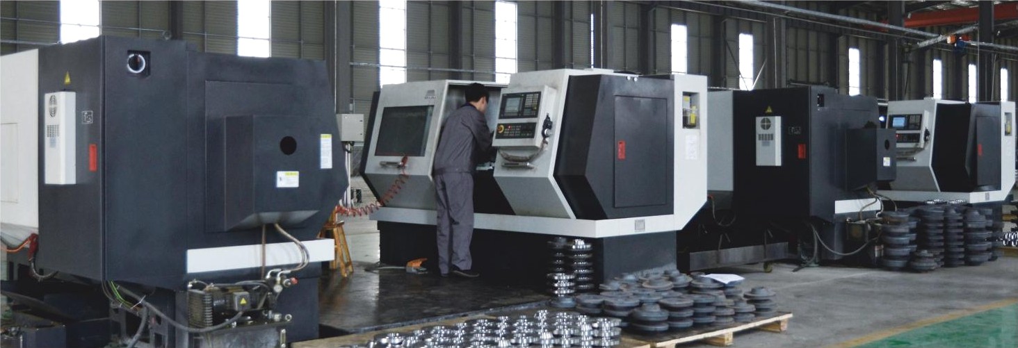CNC lathe workshop