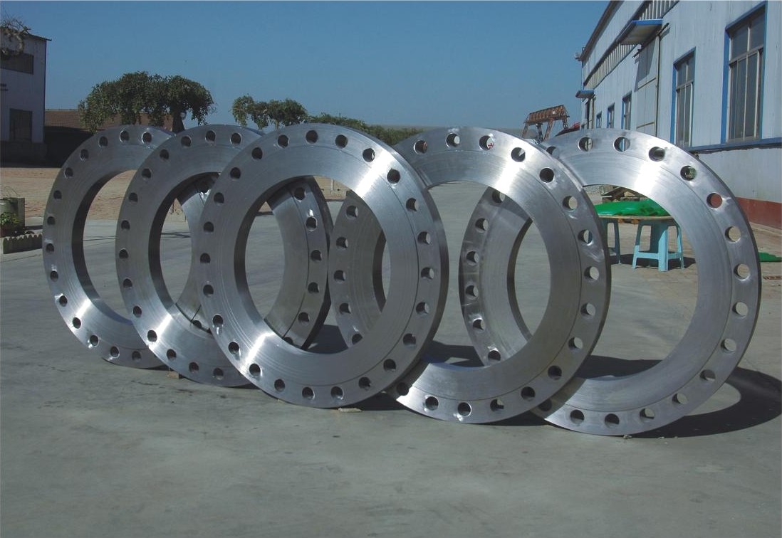 Flange stock yard